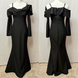 Elegant Black Evening Gown